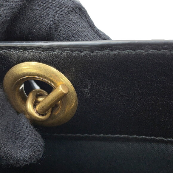 BALENCIAGA Black Leather Tote Bag - Picture 12 of 16